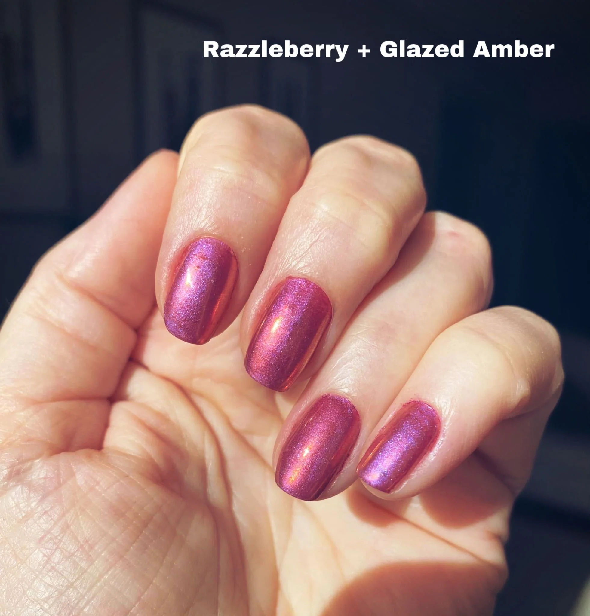 Glazed Amber - Metallic Nail Powder - Image 2