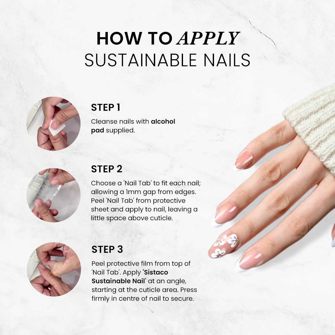 Silken Cats Eye - Oval Sustainable Nails - Image 6