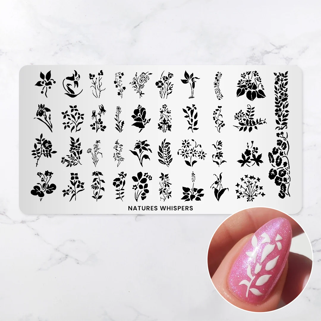 Nature's Whispers - Pattern Press Template